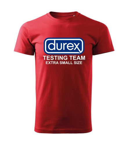 Durex Testing Team – Extra Small Size férfi póló