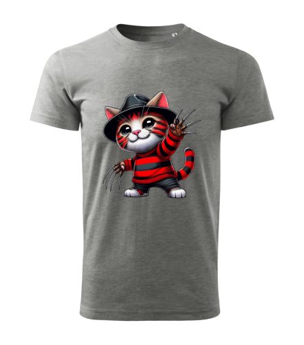 Freddy Krueger Cat férfi póló
