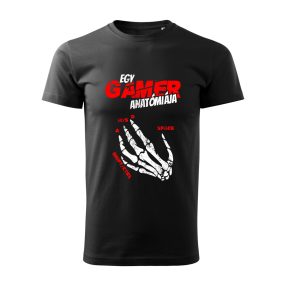 Egy gamer anatómiája férfi póló