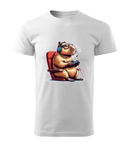 Capybara Kollekció - Gamer Capybara férfi póló
