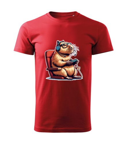 Capybara Kollekció - Gamer Capybara férfi póló