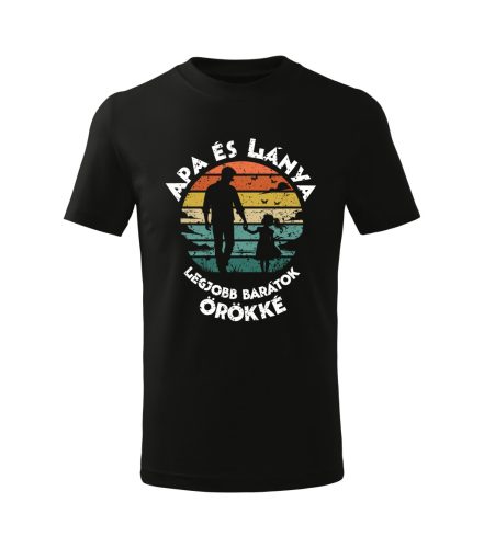Apa és Lánya – Legjobb Barátok Örökké Vintage gyerek póló