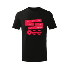 BTS - minimál logós neves gyerek póló