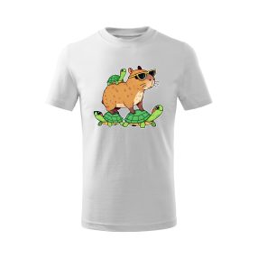 Capybara Kollekció - Capybara teknősháton gyermek póló