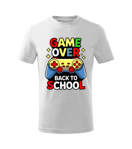 GAME OVER / BACK TO SCHOOL gyerek póló