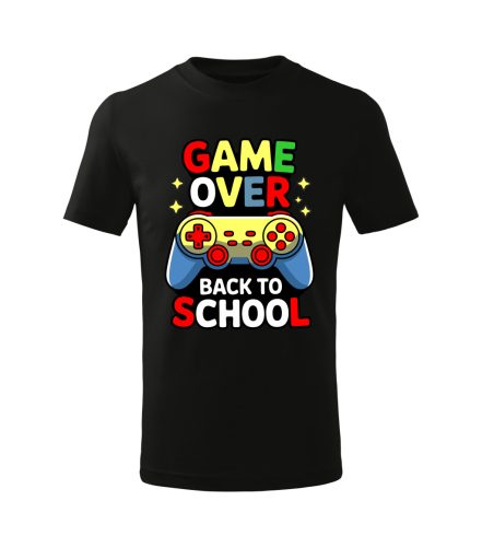 GAME OVER / BACK TO SCHOOL gyerek póló
