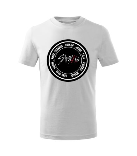 Stray Kids - Körlogós névlista grafikás gyerek póló
