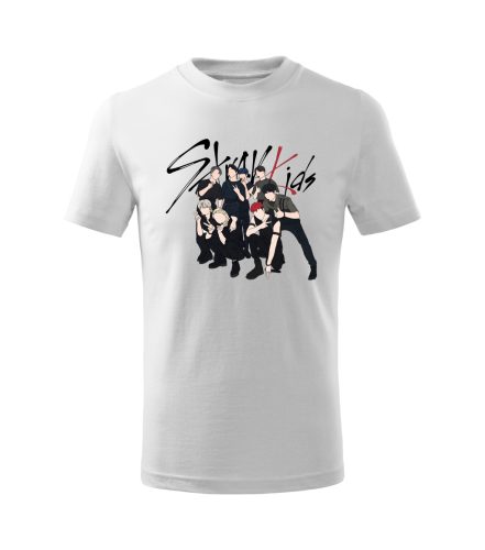 Stray Kids - Rajzolt csapat (1) gyerek póló