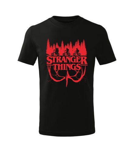 Stranger Things - biciklis gyerek póló