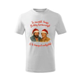   Te mondd, hogy Boldog Karácsonyt! A te hangod mélyebb! gyerek póló