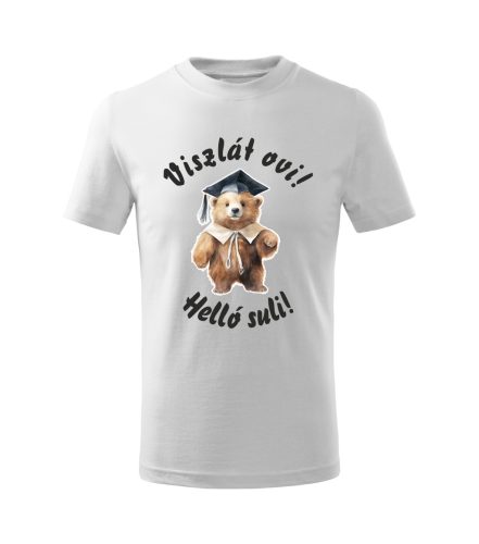 Viszlát ovi! Helló suli! - Maci gyerek póló