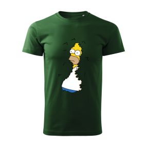 Homer bokorban férfi póló