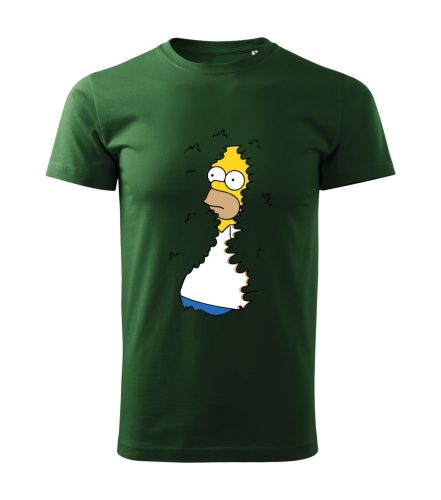 Homer bokorban férfi póló