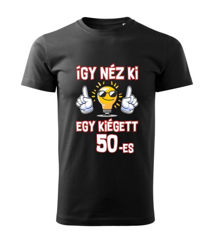 Így néz ki egy kiégett 50-es férfi póló