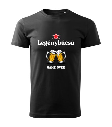 Legénybúcsú – GAME OVER férfi póló