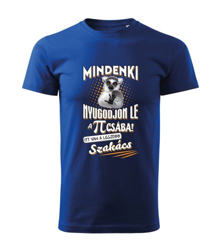 Mindenki nyugodjon le, szakács! férfi lemur póló