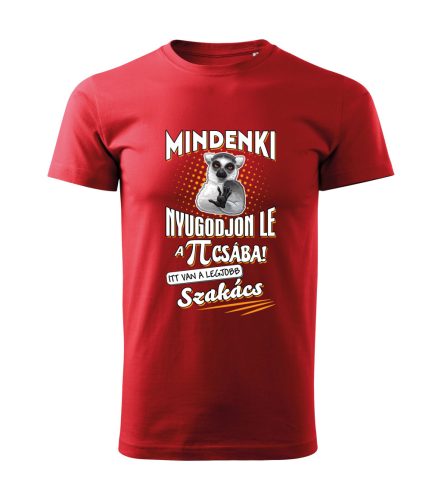 Mindenki nyugodjon le, szakács! férfi lemur póló