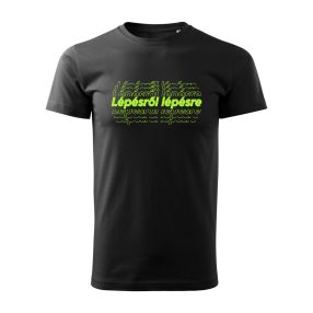 Lépésről lépésre férfi póló