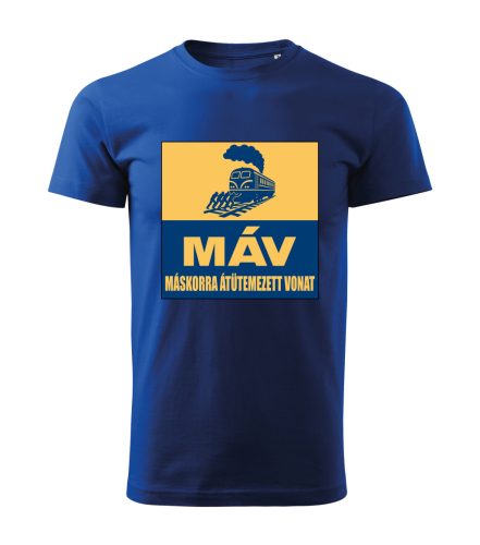 MÁV – Máskorra Átütemezett Vonat férfi póló