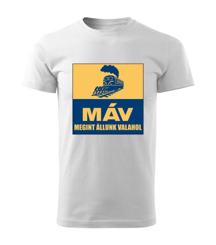 MÁV – Megint Állunk Valahol férfi póló