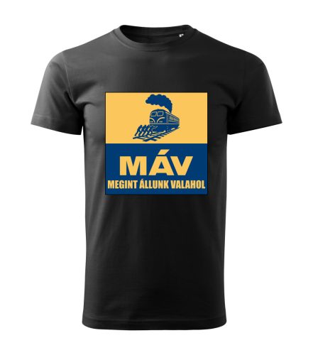 MÁV – Megint Állunk Valahol férfi póló