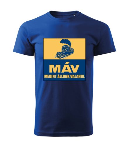 MÁV – Megint Állunk Valahol férfi póló