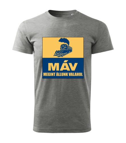 MÁV – Megint Állunk Valahol férfi póló