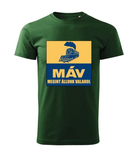MÁV – Megint Állunk Valahol férfi póló