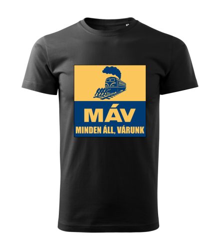 MÁV – Minden Áll, Várunk férfi póló