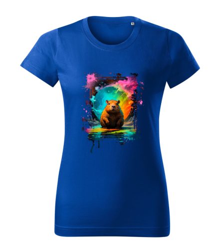 Capybara Kollekció - Capybara akvarellel női póló