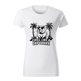 Capybara Kollekció - Chill like a capybara női póló