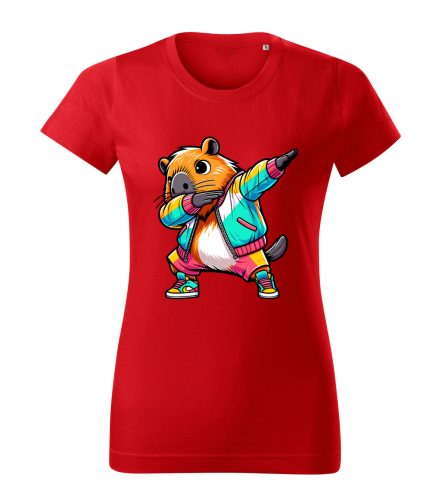 Capybara Kollekció - Dabbing Capybara női póló