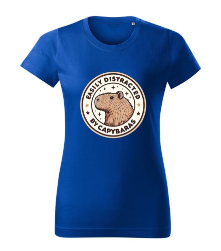 Capybara Kollekció - Easily distracted by capybaras női póló