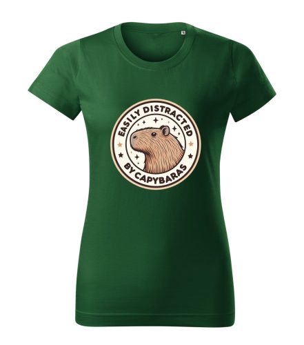 Capybara Kollekció - Easily distracted by capybaras női póló