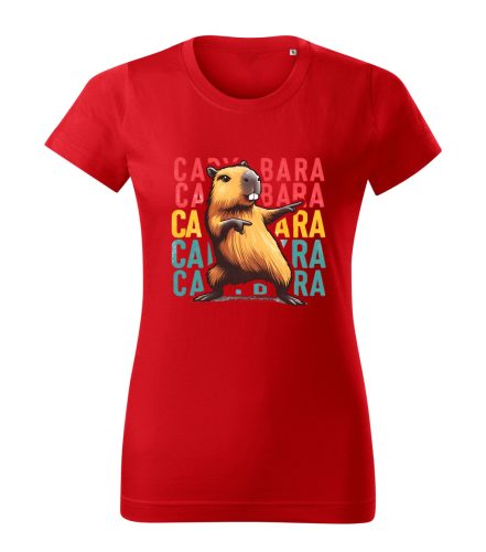 Capybara Kollekció - Táncoló capybara női póló