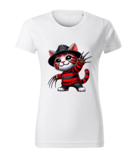 Freddy Krueger Cat  női póló