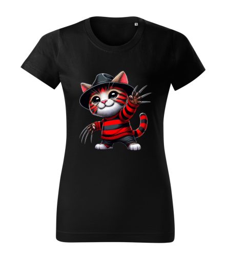Freddy Krueger Cat  női póló