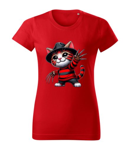 Freddy Krueger Cat  női póló