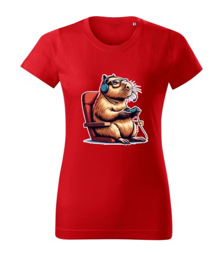 Capybara Kollekció - Gamer Capybara női póló