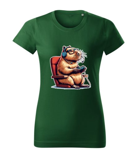 Capybara Kollekció - Gamer Capybara női póló