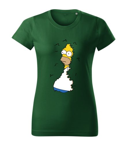 Homer bokorban női póló