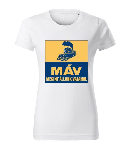 MÁV – Megint Állunk Valahol női póló