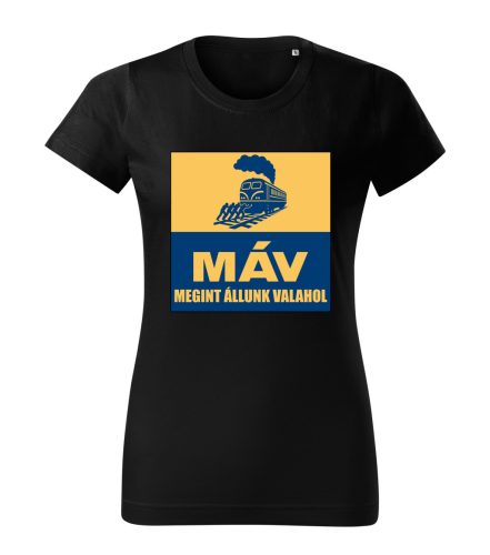 MÁV – Megint Állunk Valahol női póló