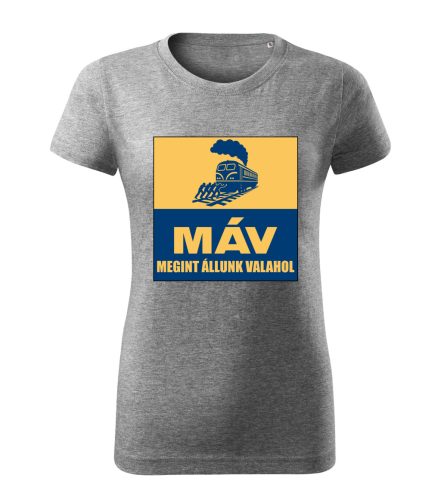 MÁV – Megint Állunk Valahol női póló
