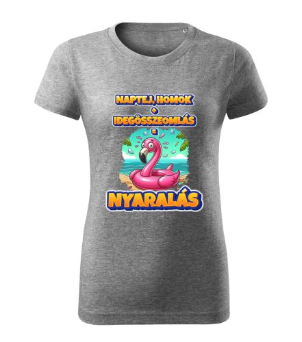 Naptej + Homok + Idegösszeomlás = Nyaralás női póló