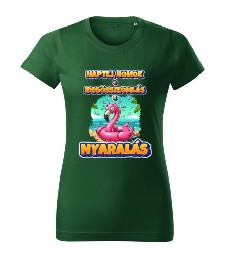 Naptej + Homok + Idegösszeomlás = Nyaralás női póló