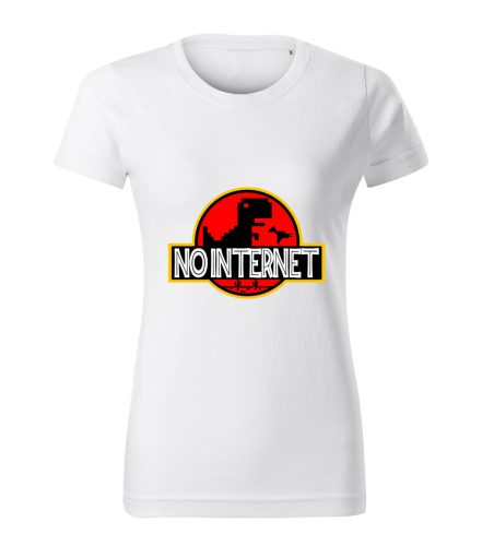 No Internet női póló