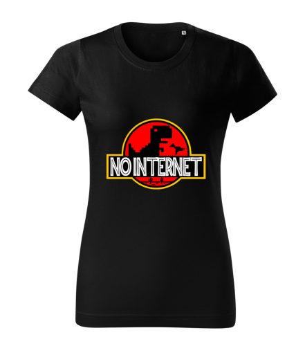 No Internet női póló