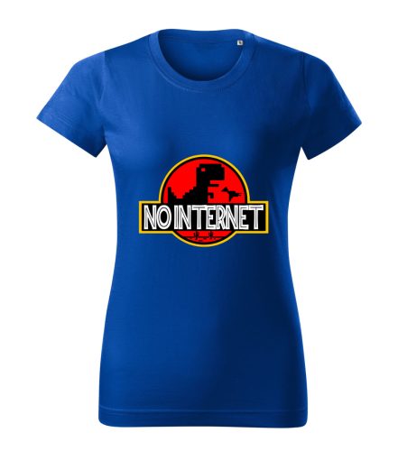 No Internet női póló