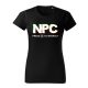 NPC – Press (X) to Interact női póló